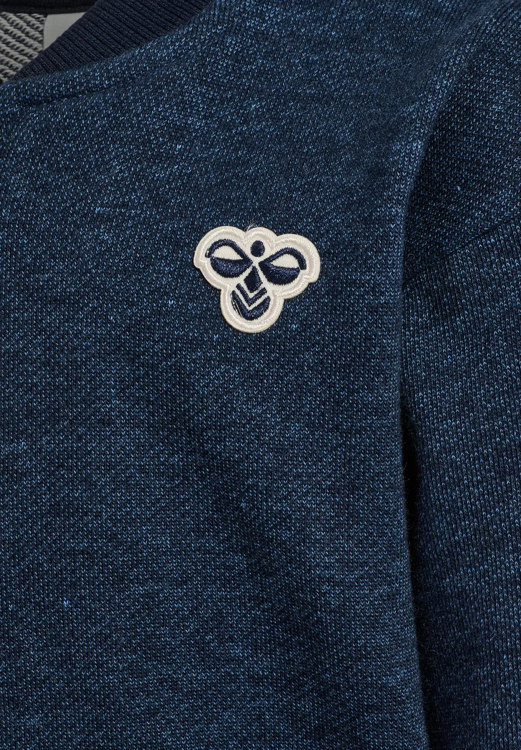 Свободная куртка Hmlmini dnm на молнии, унисекс - толстовка на молнии Hummel, Dress Blues — фото 2
