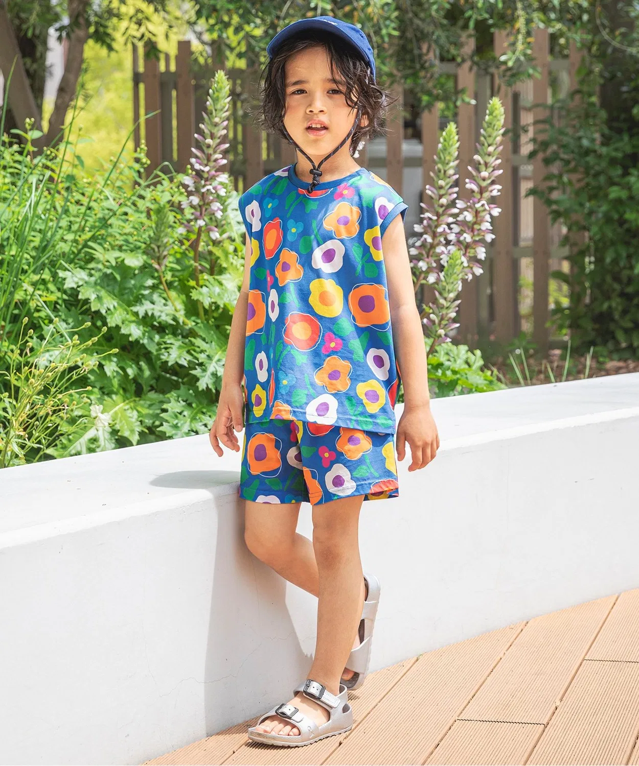 Детские шорты с принтом Summer Yell BREEZE, Kinari — фото 3