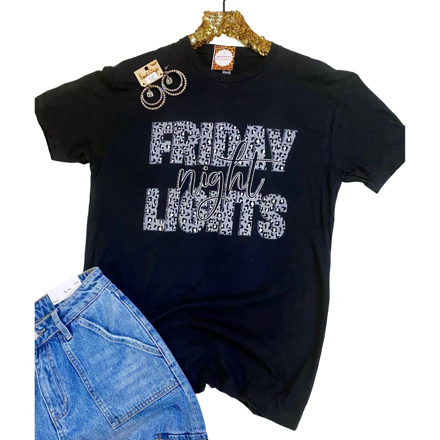 

Футболка унисекс Friday Night Lights черного цвета Southern Attitude