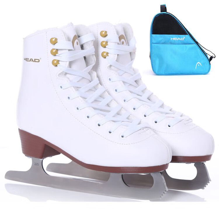 

HEAD Детские коньки Abay для начинающих, белые, с синей сумкой, размер 34