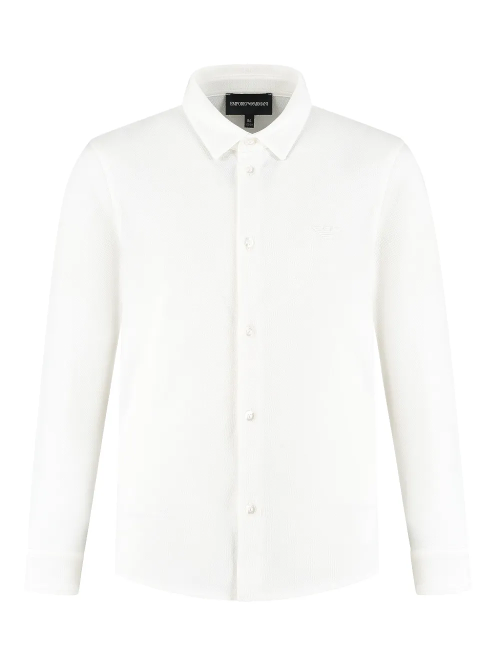 

Поплиновая рубашка Emporio Armani Kids, белый