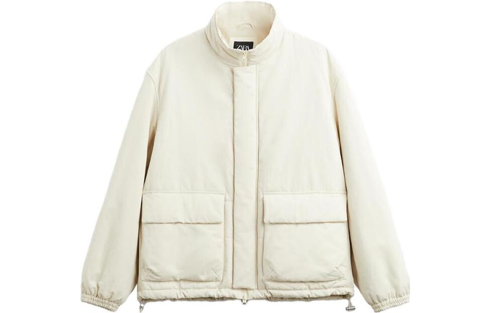 

Куртка мужская белая Zara, белый