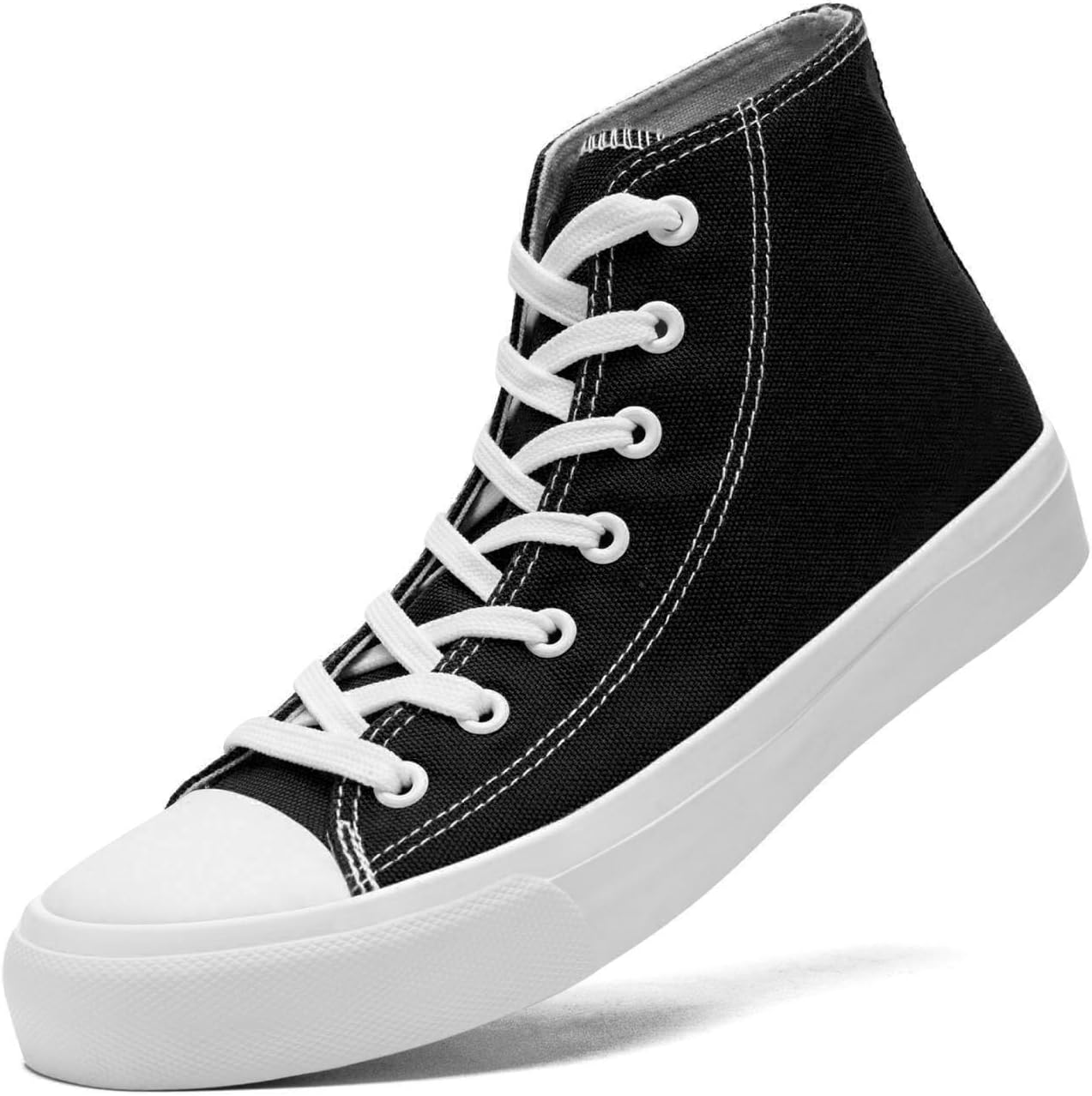 

Высокие кеды из ткани для женщин и мужчин, классические шнурованные тканевые туфли, модные высокие кеды для женщин и мужчин, повседневные теннисные ходовые обувь Xraehni, черный