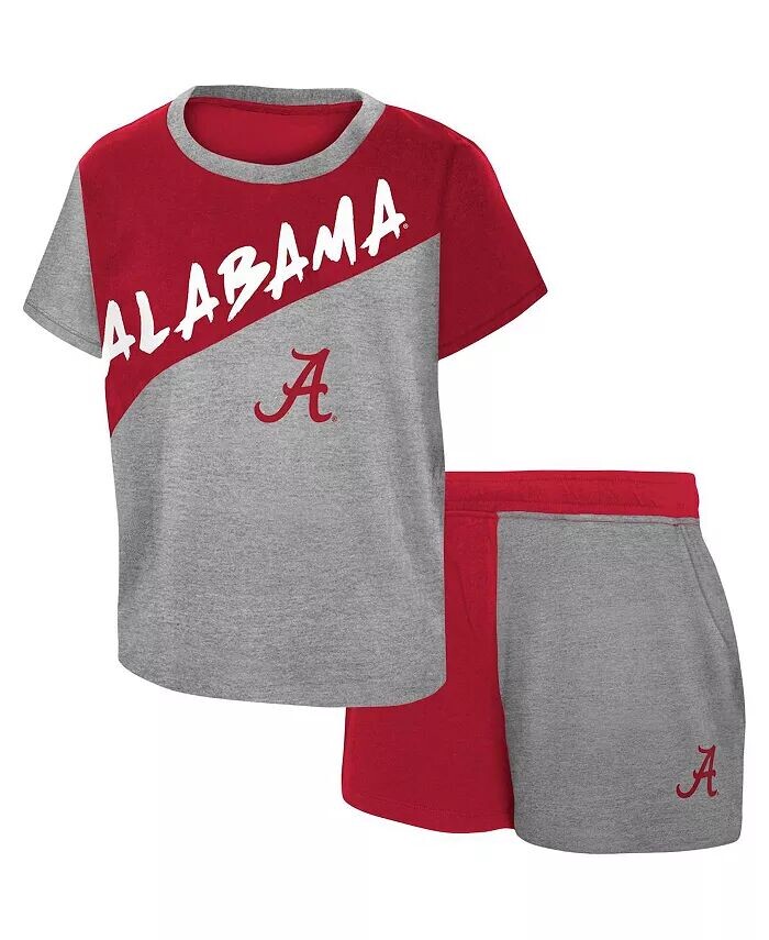

Комплект из футболки и шорт Alabama Crimson Tide Super Star для маленьких мальчиков Heather Grey Alabama Crimson Tide Super Star Outerstuff