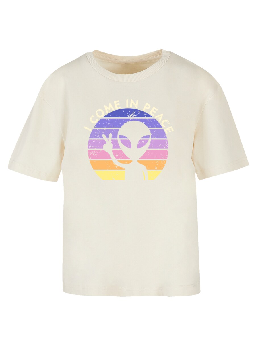 

Футболка F4NT4STIC Alien Peace Sunset, Ivory