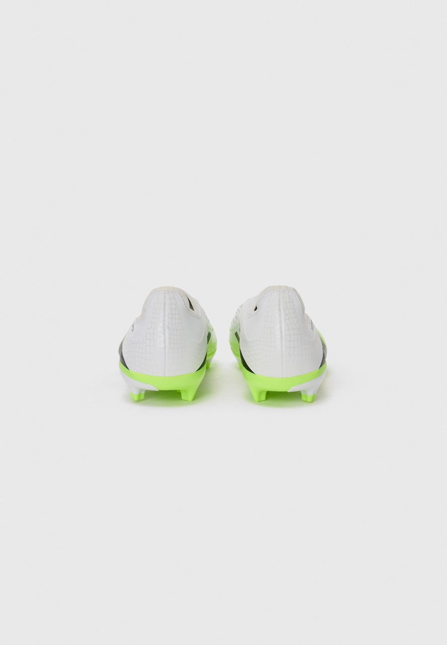 Кроссовки Adidas Performance PREDATOR LEAGUE LACELESS FIRM GROUND/MULTI GROUND FOOTBALL BOOTS, White/Core Black/Lucid Lemon/White — фото 3