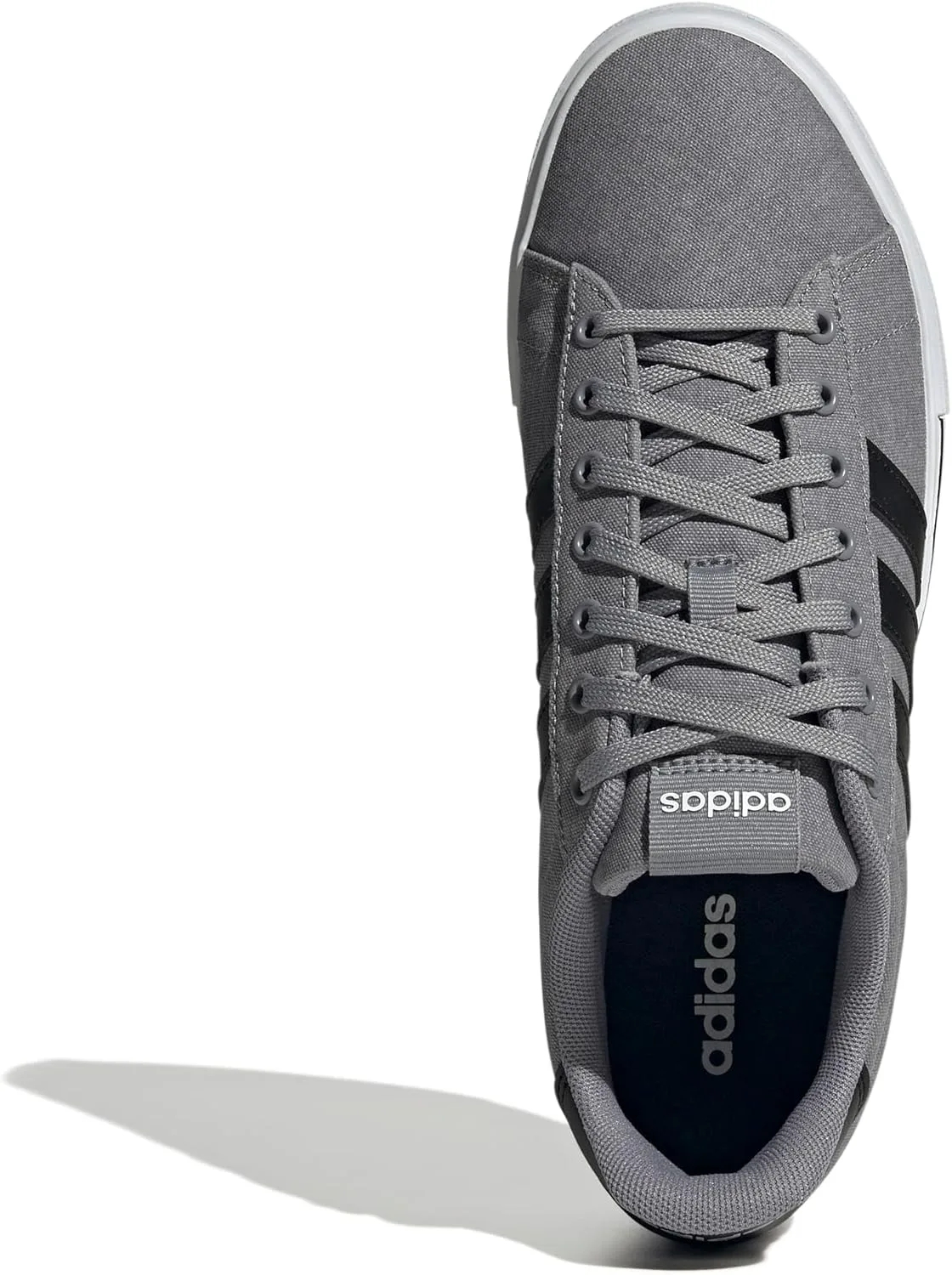 Кроссовки Adidas Unisex Daily 4.0, не для футбола, низкие, белый/черный/серый — фото 2