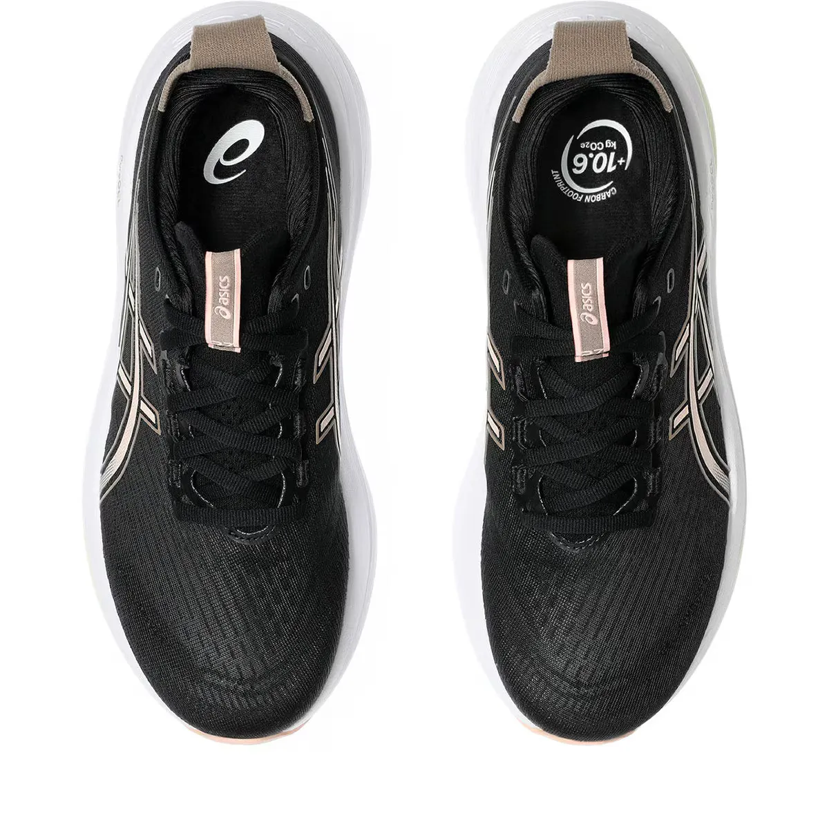 Женская беговая обувь GEL-NIMBUS 27 Asics, черный/розовый — фото 3