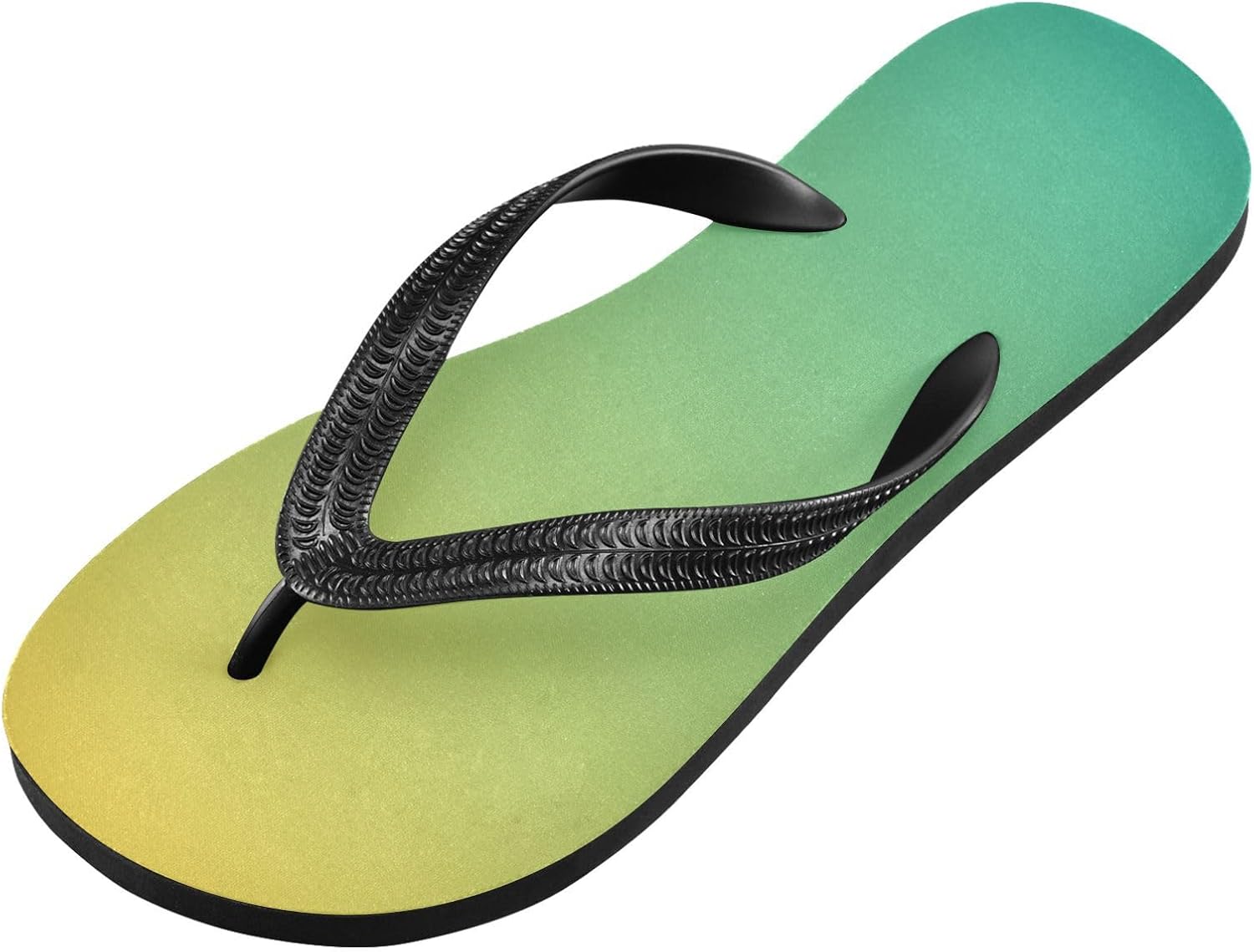 

Вьетнамки с градиентом Viridity, пляжные шлепанцы с душем, резиновые нескользящие летние тапочки для мужчин и женщин для прогулок Sinestour, Viridity Gradient