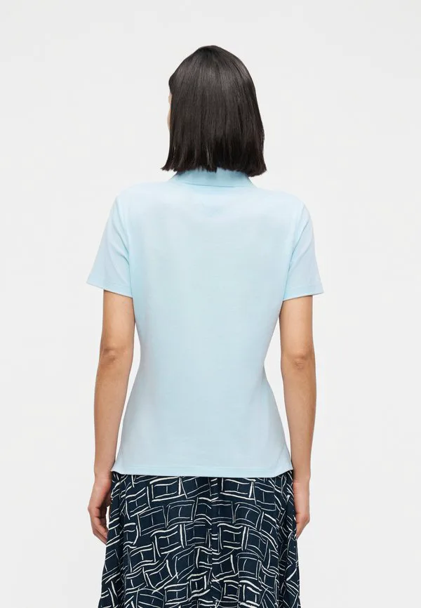 Поло-Рубашка из пике приталенного кроя 1985 года. Tommy Hilfiger, Keepsake Blue — фото 3