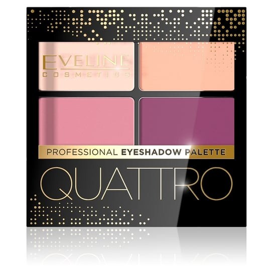 

Палитра из 4 теней для век, № 03 Eveline Cosmetics, Quattro