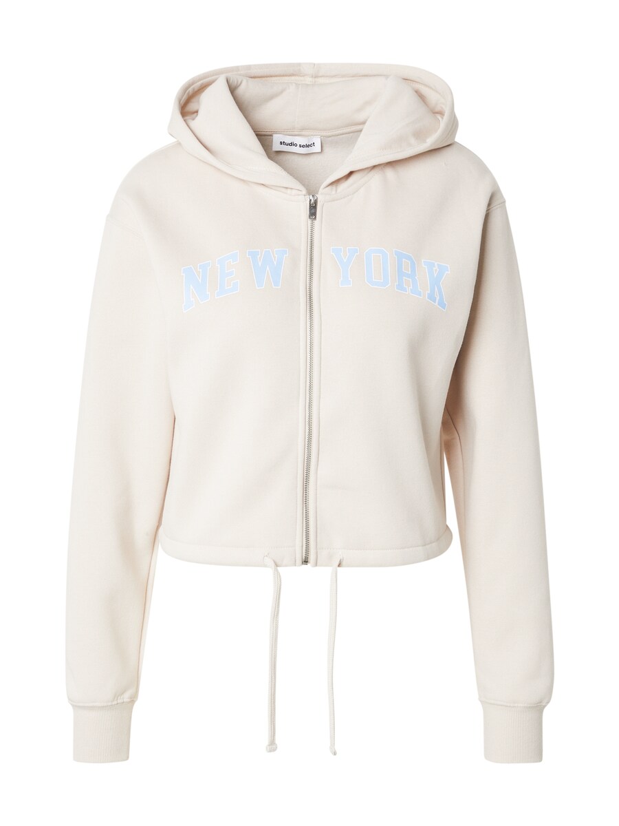 

Толстовка с капюшоном на молнии STUDIO SELECT Zip-Up Hoodie Maja, экрю