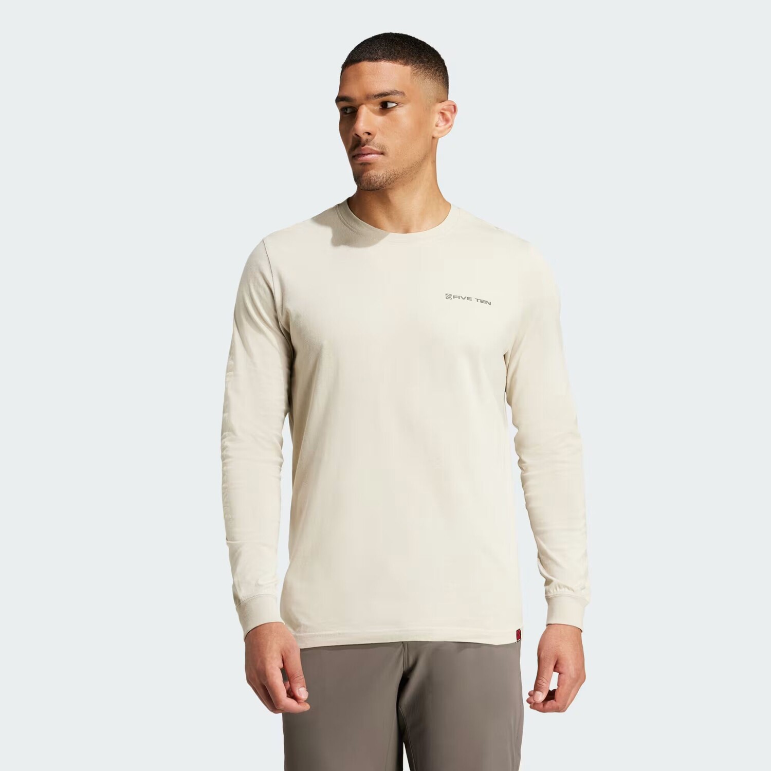 

Футболка Five Ten с длинными рукавами и рисунком Adidas, цвет Putty Grey