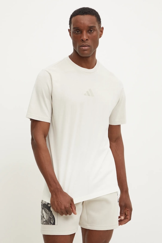 

Футболка хлопковая ALL SZN Dip Dye Adidas, бежевый