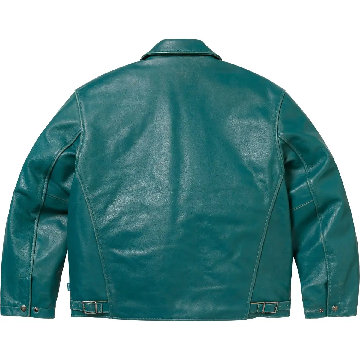 Schott FW25 WEEK11 Кожаная Куртка Racer Куртки и Пальто Unisex Supreme, черный — фото 4