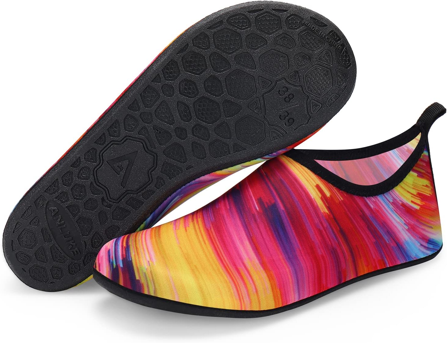 

Водные туфли ANLUKE Barefoot Aqua Yoga, быстро сохнущие пляжные плавательные и серфовые носки для женщин и мужчин, оранжевый