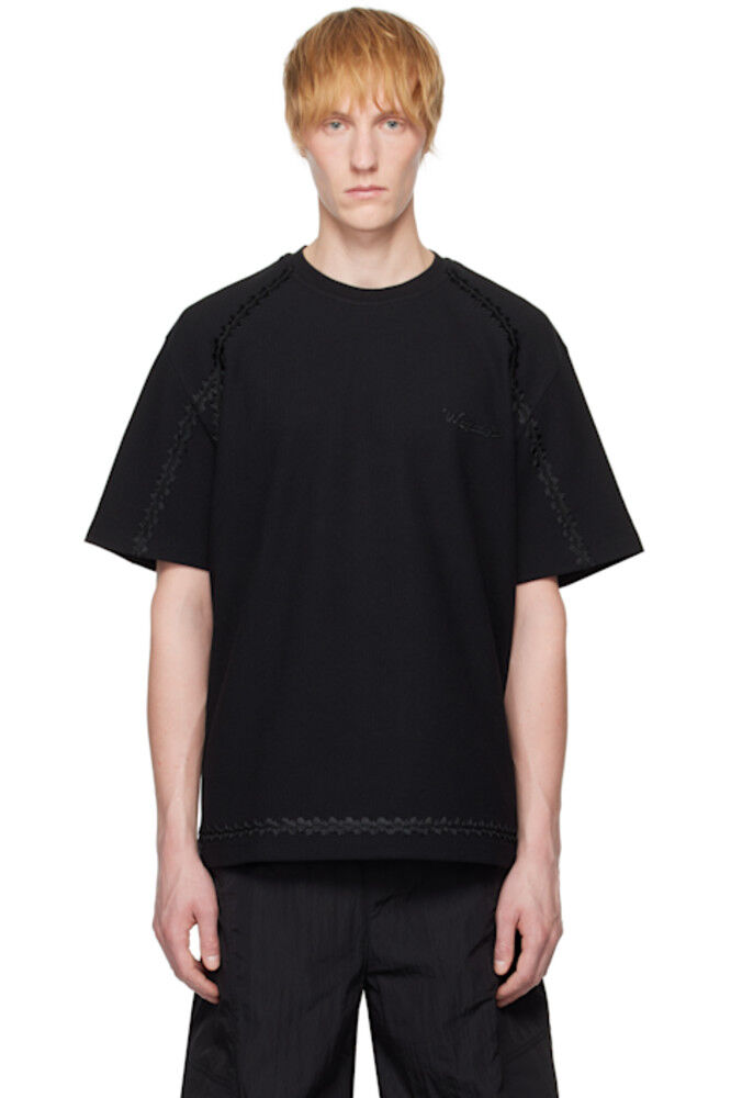 

Футболка с вышивкой Black Line WOOYOUNGMI