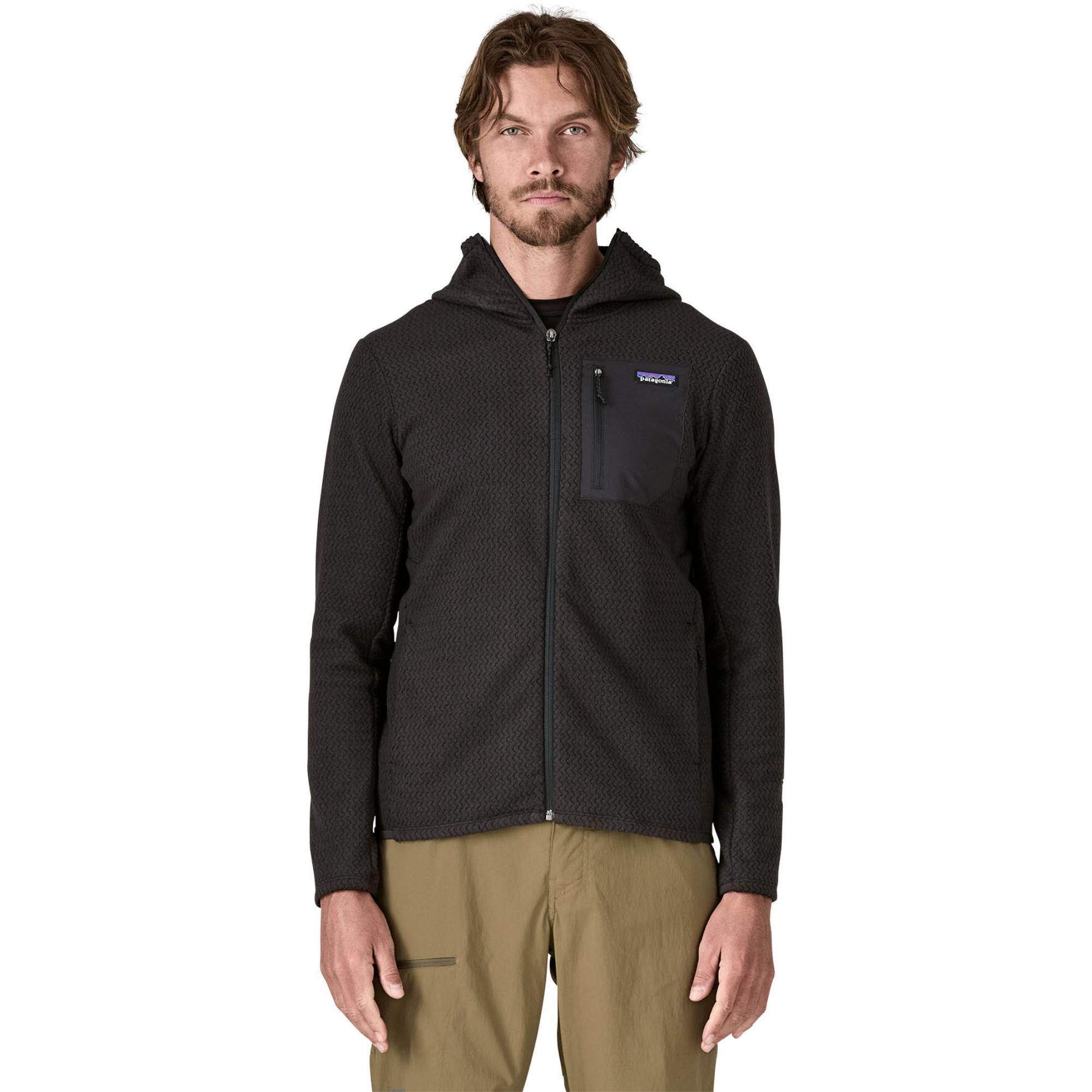

Мужская толстовка на молнии R1 Air Fleece Patagonia, Black, Черный, Мужская толстовка на молнии R1 Air Fleece Patagonia, Black