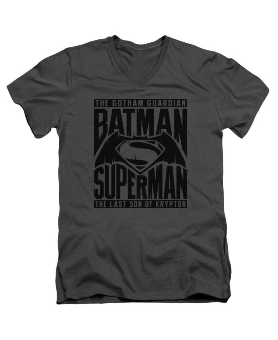 

Мужская футболка Title Fight с коротким рукавом, V-образным вырезом, из высококачественного хлопка Batman V Superman, Charcoal, Черный, Мужская футболка Title Fight с коротким рукавом, V-образным вырезом, из высококачественного хлопка Batman V Superman, C