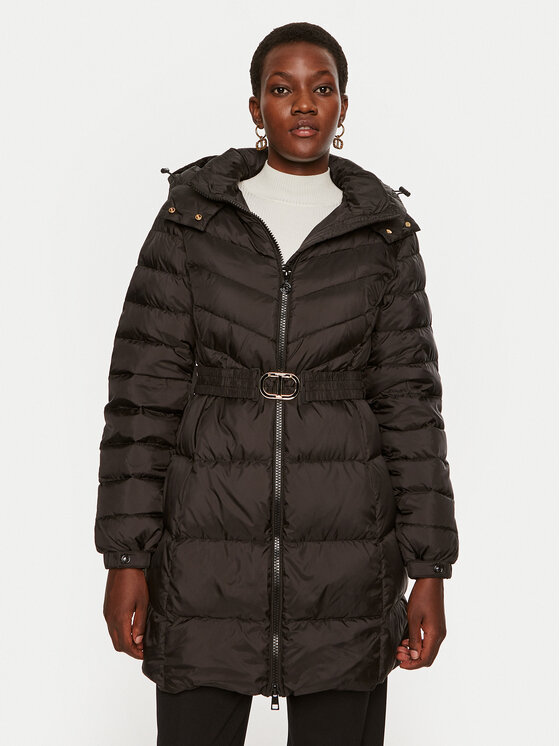 

Приталенный пуховик 242TP2182 Twinset, черный