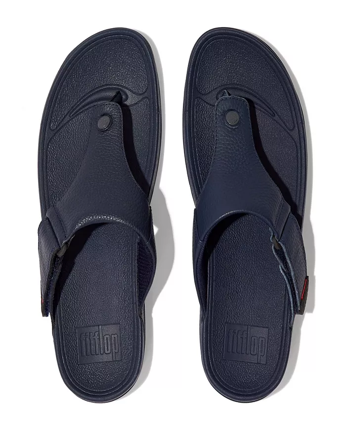 Мужские сандалии Trakk II из кожи FitFlop, коричневый — фото 4