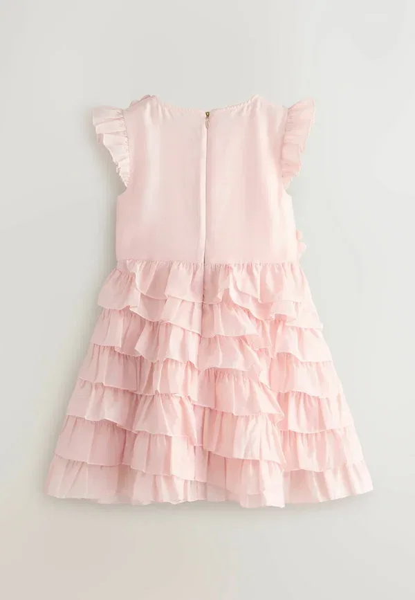 Платье коктейльное Regular fit 3d ruffle cocktail dress / party dress Baker By Ted Baker, розовый — фото 2