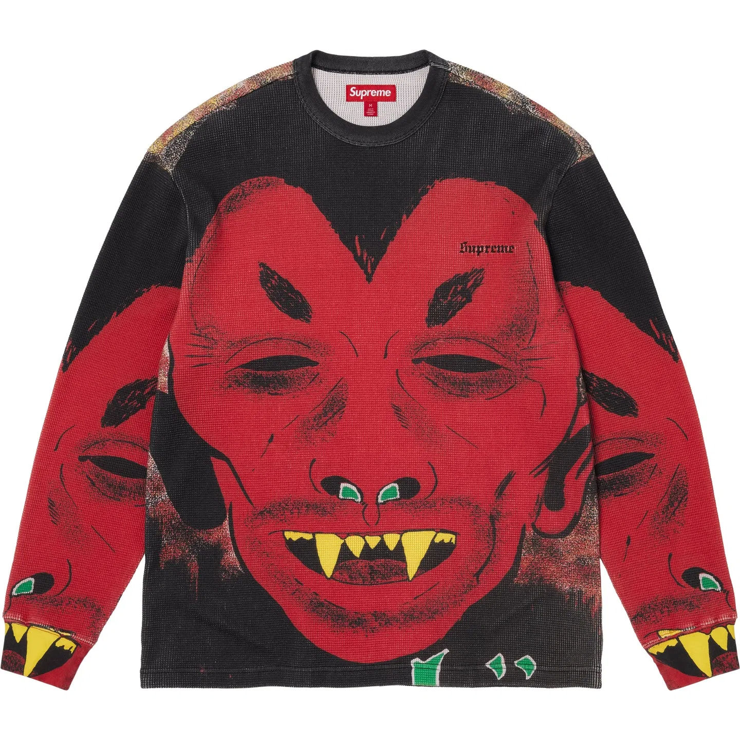 Футболка Supreme x Mike Kelley Thermal T Shirt красная