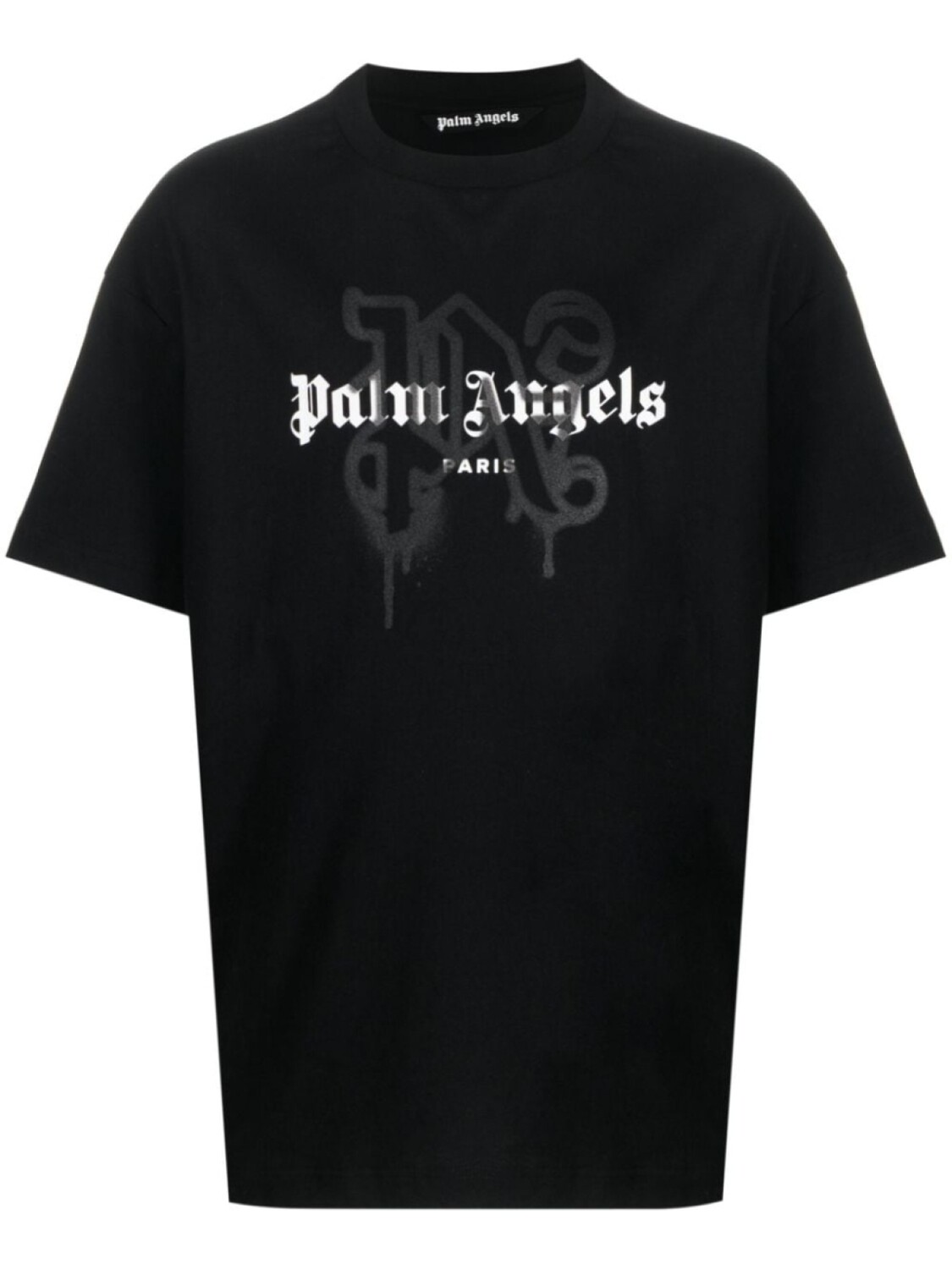 

Palm Angels футболка Paris с монограммой, черный