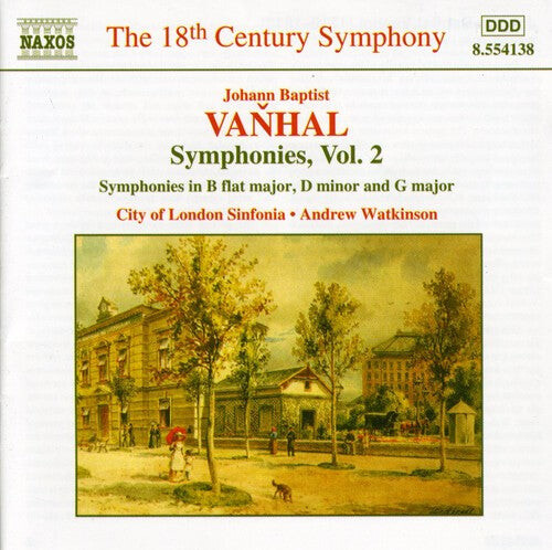 

CD диск Vanhal / Watkinson / City of London Sinfonia: Symphonies B Flat Major D minor & G Major 2