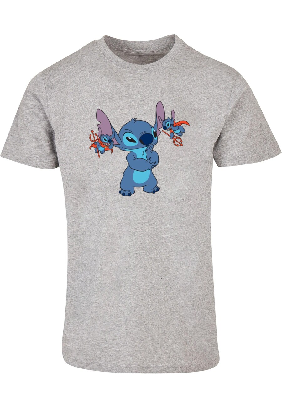 

Классическая футболка ABSOLUTE CULT Shirt Lilo And Stitch - Little Devils, серый