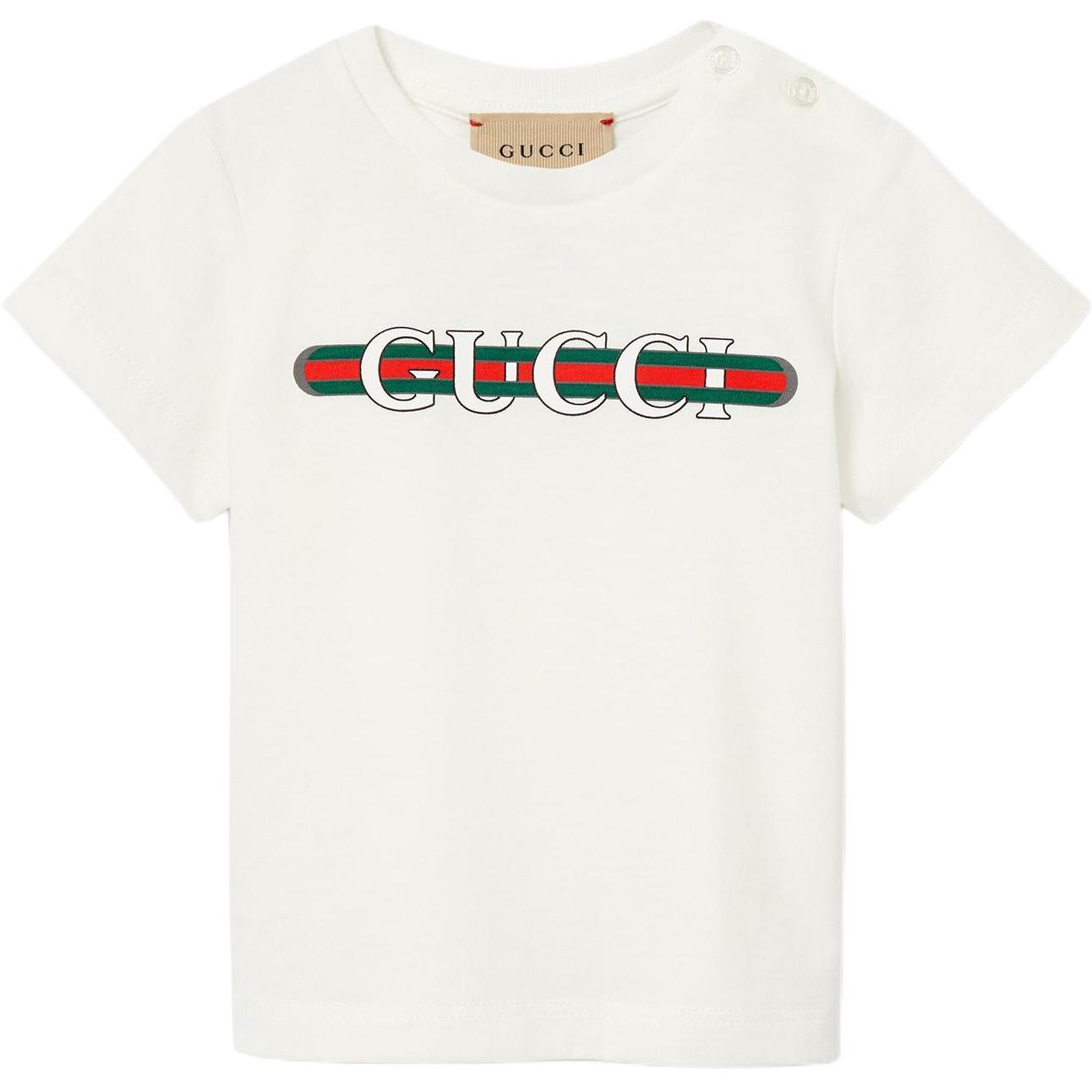 

GUCCI Футболка белая для младенцев и малышей
