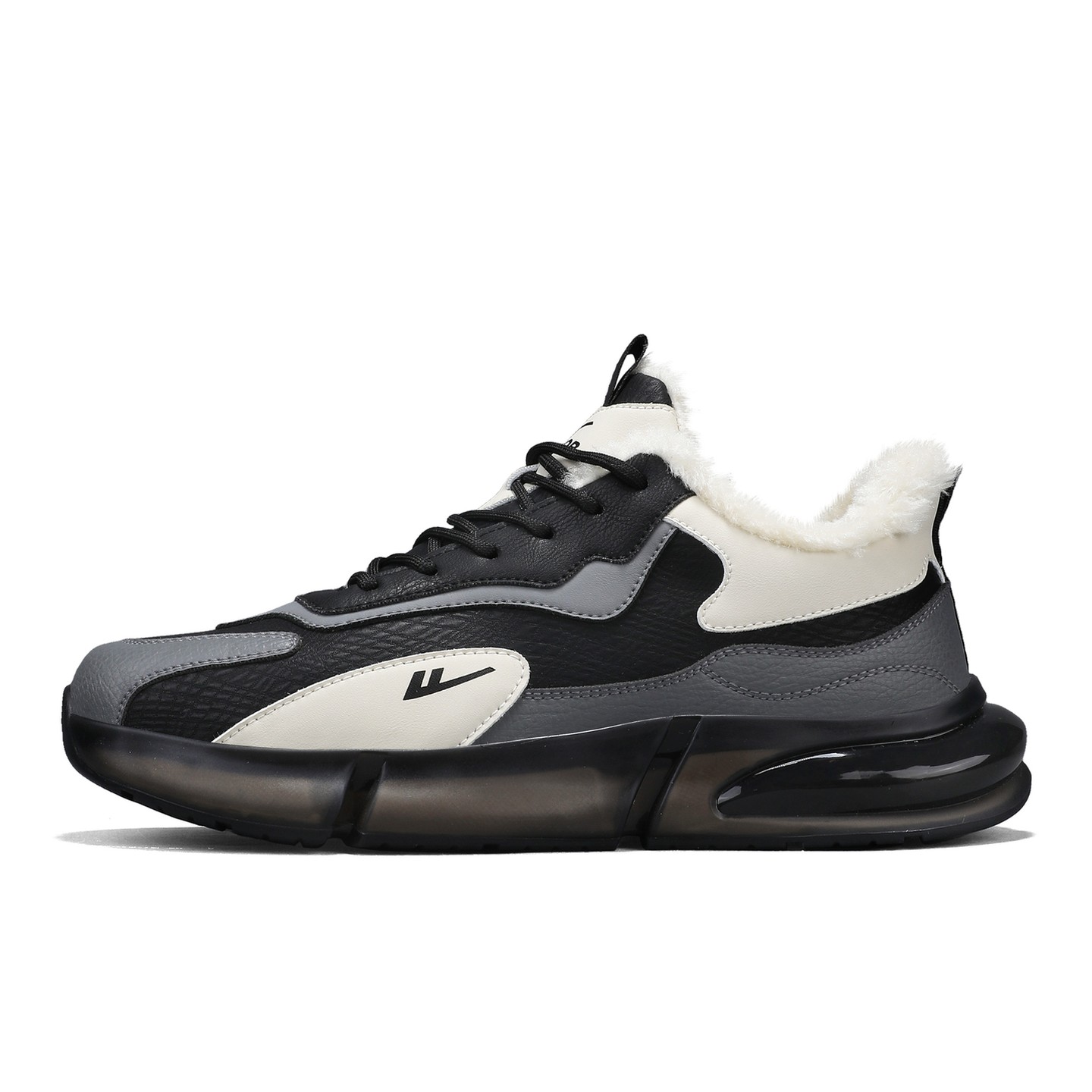 

WARRIOR Термоамортизирующие устойчивые к истиранию и скольжению низкие повседневные кроссовки мужские Black Rice Gray