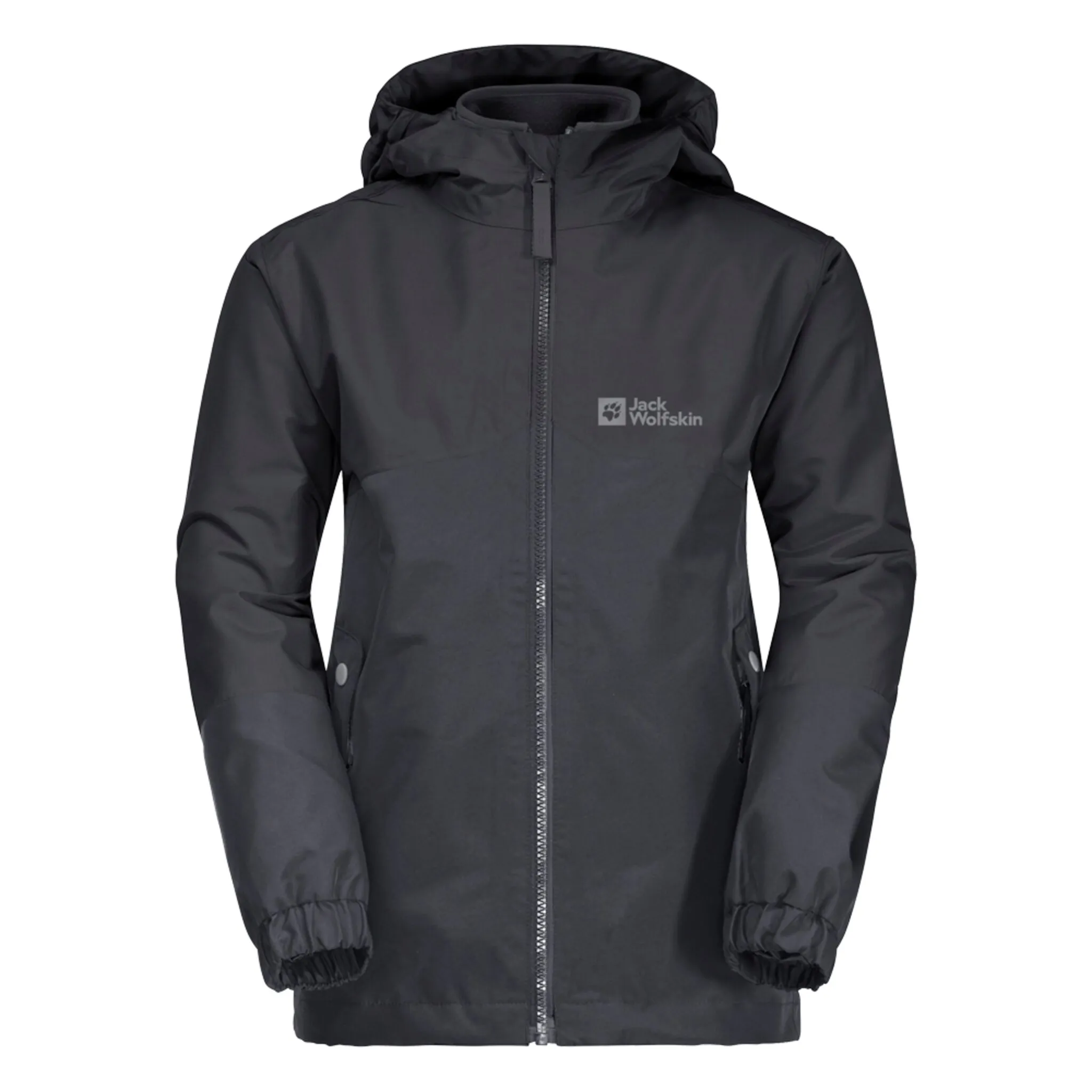 

Функциональная куртка 3-в-1 Jack Wolfskin "ICELAND 3IN1 JACKET B" (2 шт.), с капюшоном, цвет Phantom