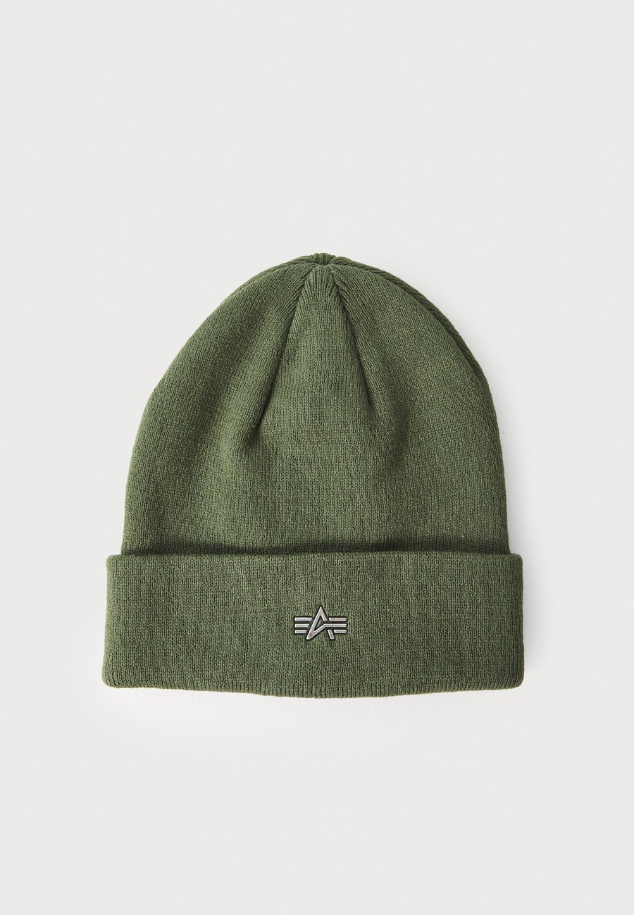 

Шапка Alpha Industries LOGO BEANIE UNISEX, Sage/Green/Green