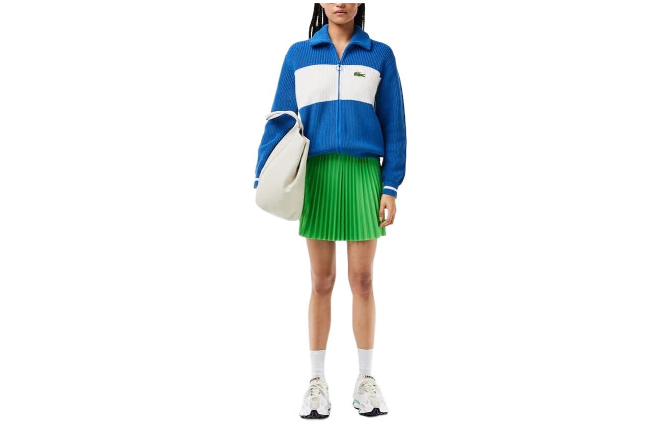 

Трикотаж женский Белый/Королевский синий/Папоротниковый зеленый Lacoste