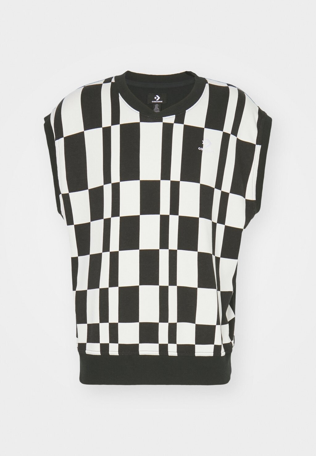 

Принт на футболке CHECKERED WORDMARK Converse, черный