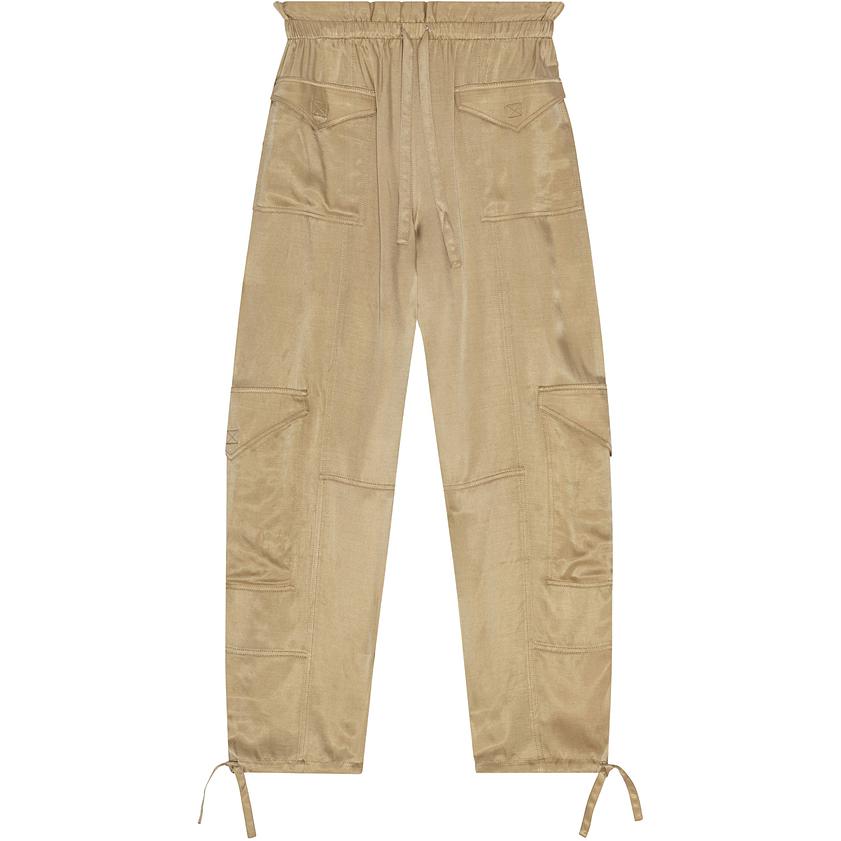 

GANNI Повседневные брюки SS24 женские Nomadic Yellow