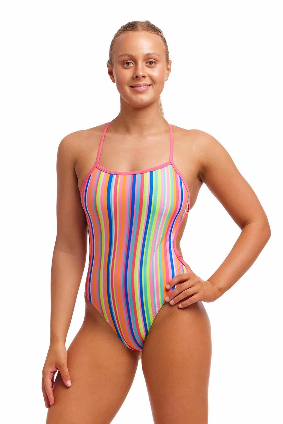 

Женский слитный купальник Funkita Twisted, присоединяйтесь к линейке