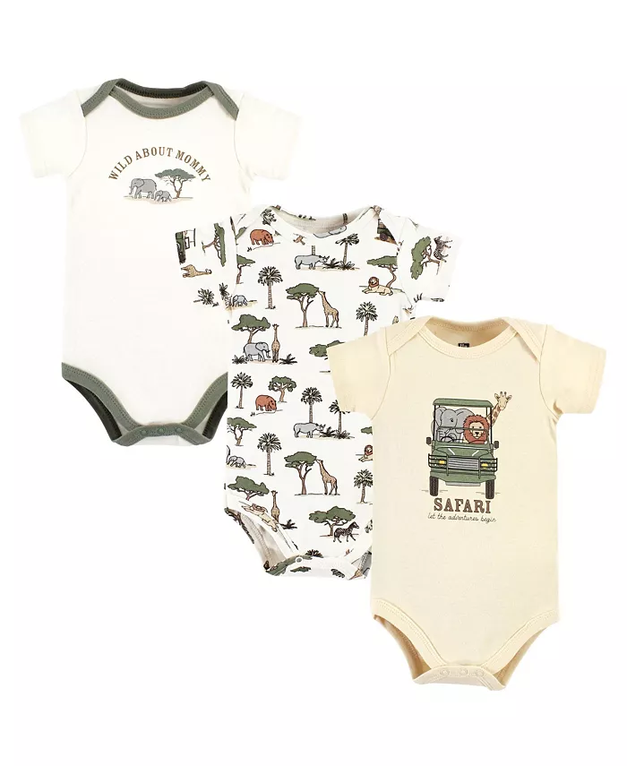

Боди для мальчиков Hudson из хлопка, 3 шт Hudson Baby, зеленый
