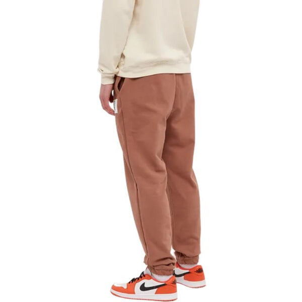 Спортивные штаны Air Jordan Solid Color Label Lacing Bundle Feet Sports Pants Men's Earthy Yellow, коричневый — фото 3
