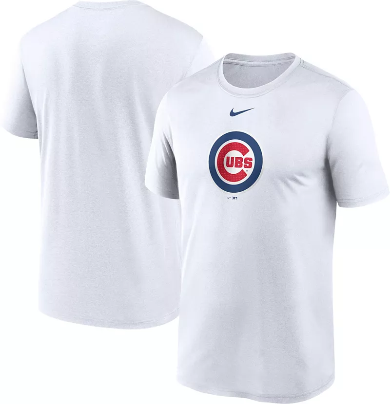 Мужская синяя футболка Nike Chicago Cubs с логотипом Fuse Legend — фото 3
