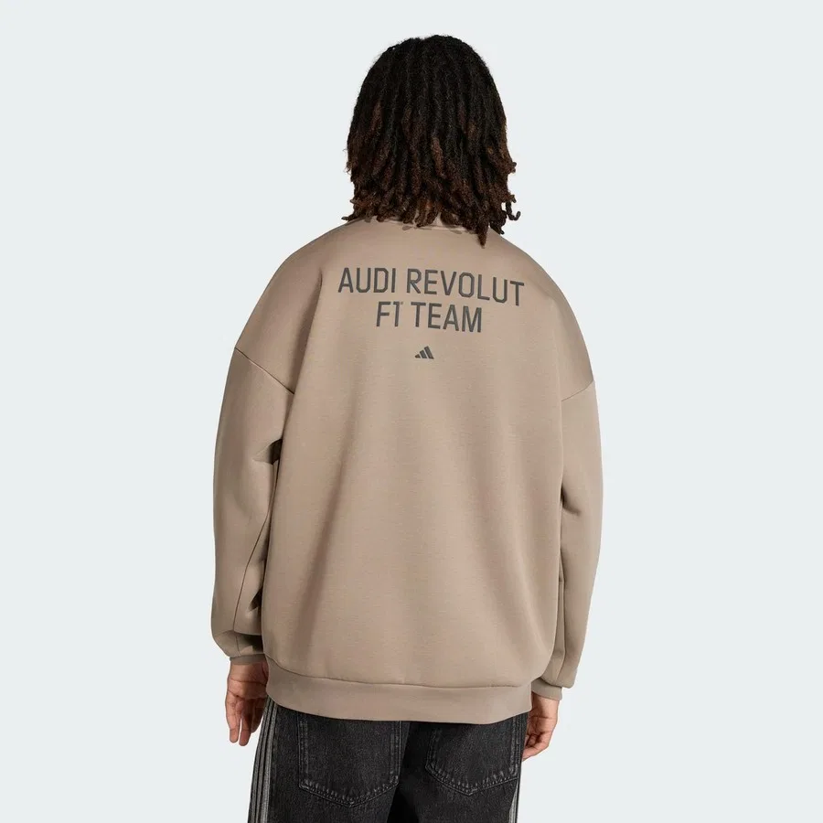 Свитшот с длинным рукавом Performance KE6791 Audi Revolut F1 Team Elevated Crew Sweat Sweatshirt adidas, Черный — фото 2