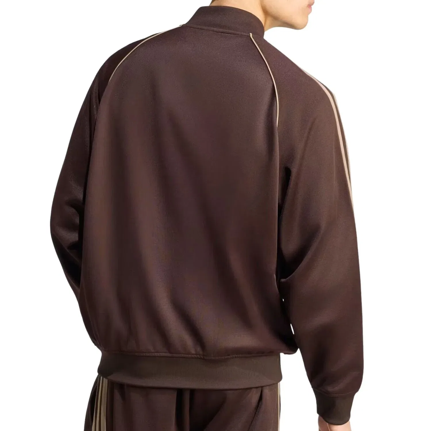 Мужская куртка с длинным рукавом Adicolor Classics Loose Track Adidas, коричневый — фото 3