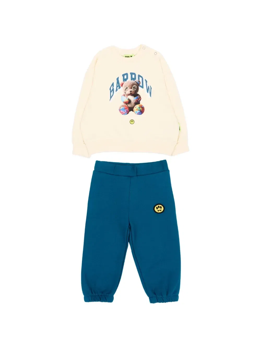 Спортивный костюм с принтом мишки Тедди Barrow Kids, бежевый