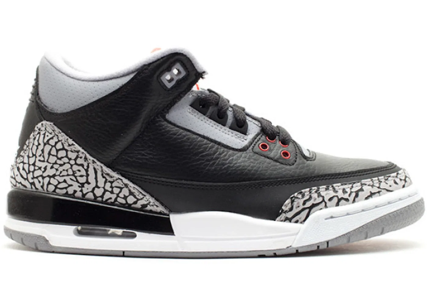 Детские кроссовки Lifestyle Jordan 3 Retro Jordan, Black/Varsity Red-Cement Grey