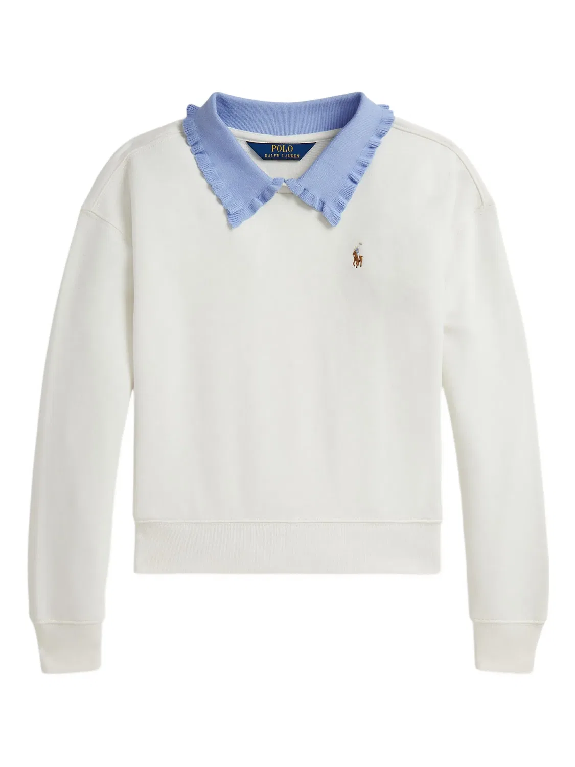 Polo Ralph Lauren Свитшот с рюшами белый