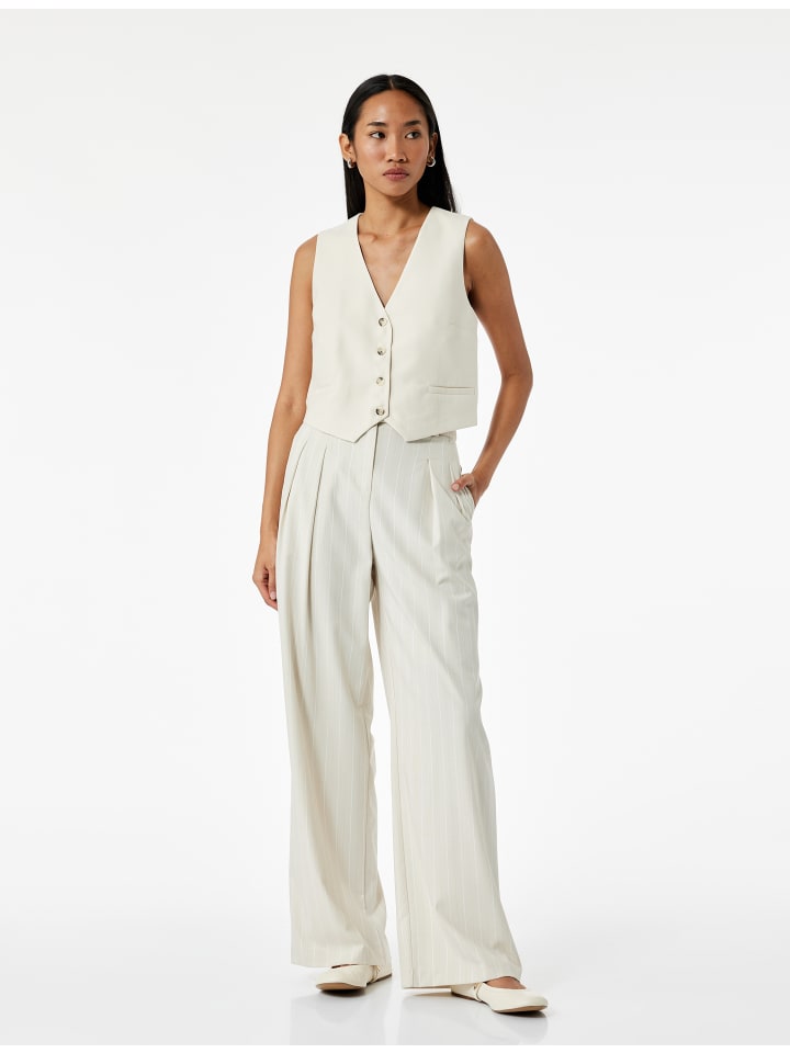 

KOTON Брюки в бежевую полоску