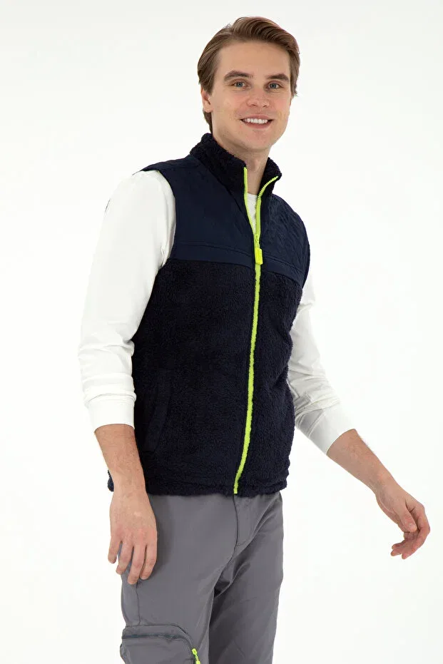 Мужской кардиган без рукавов U.S. Polo Assn., Navy Blue — фото 3