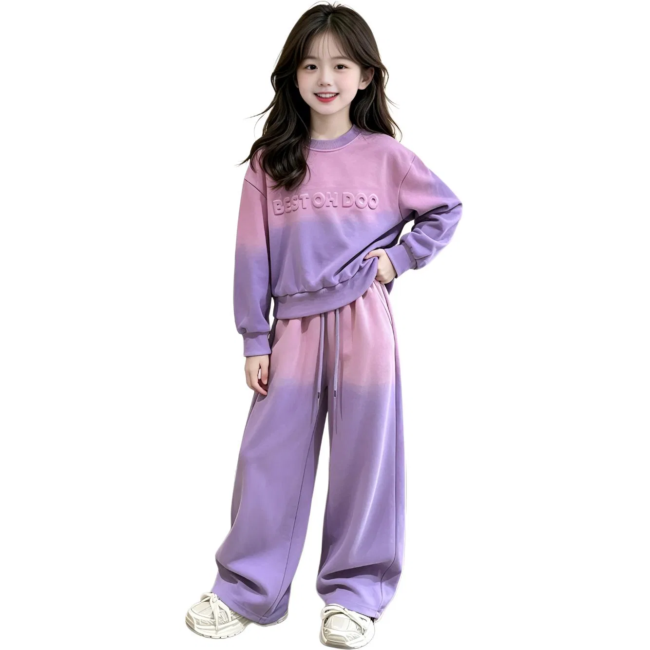 Детский спортивный комплект с градиентом MADALLO, Gradient Two-Piece Set