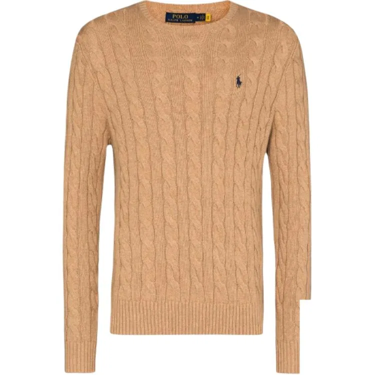 Мужской свитер с круглым вырезом Polo Ralph Lauren, Brown